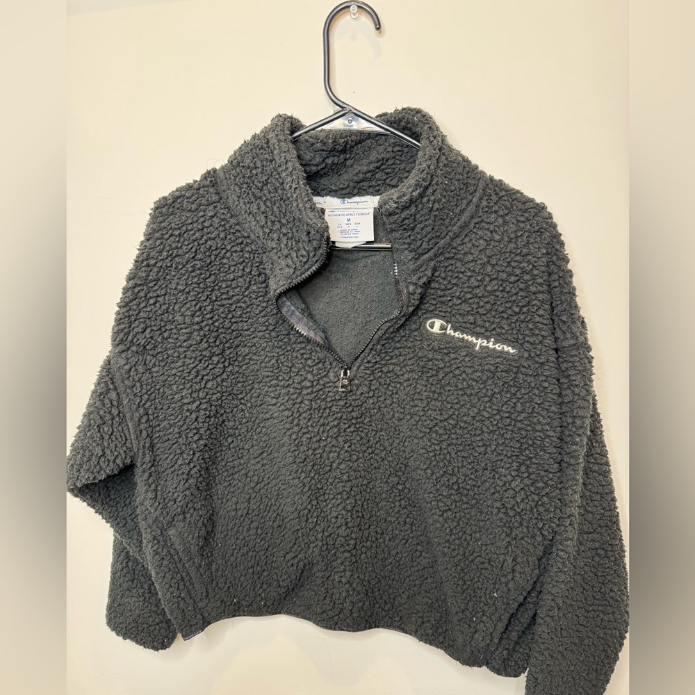 Champion Women's Cozy High Pile Quarter Zip Pullover – Size M